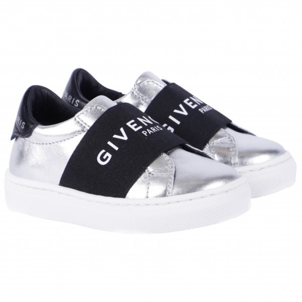 Silver Toddler unisex Givenchy Paris Sneakers